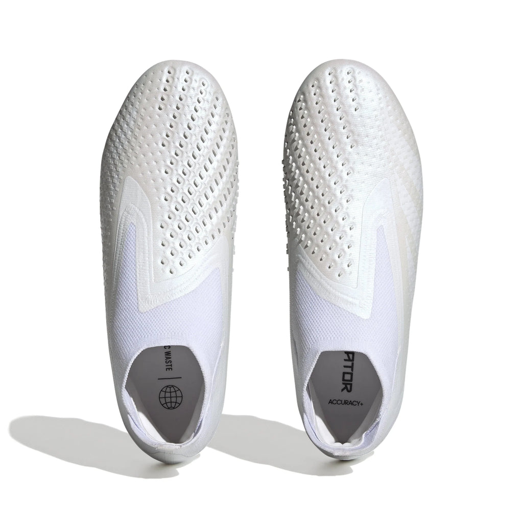 adidas Predator Accuracy FG Firm Ground Soccer Cleats Cloud White Cloud White