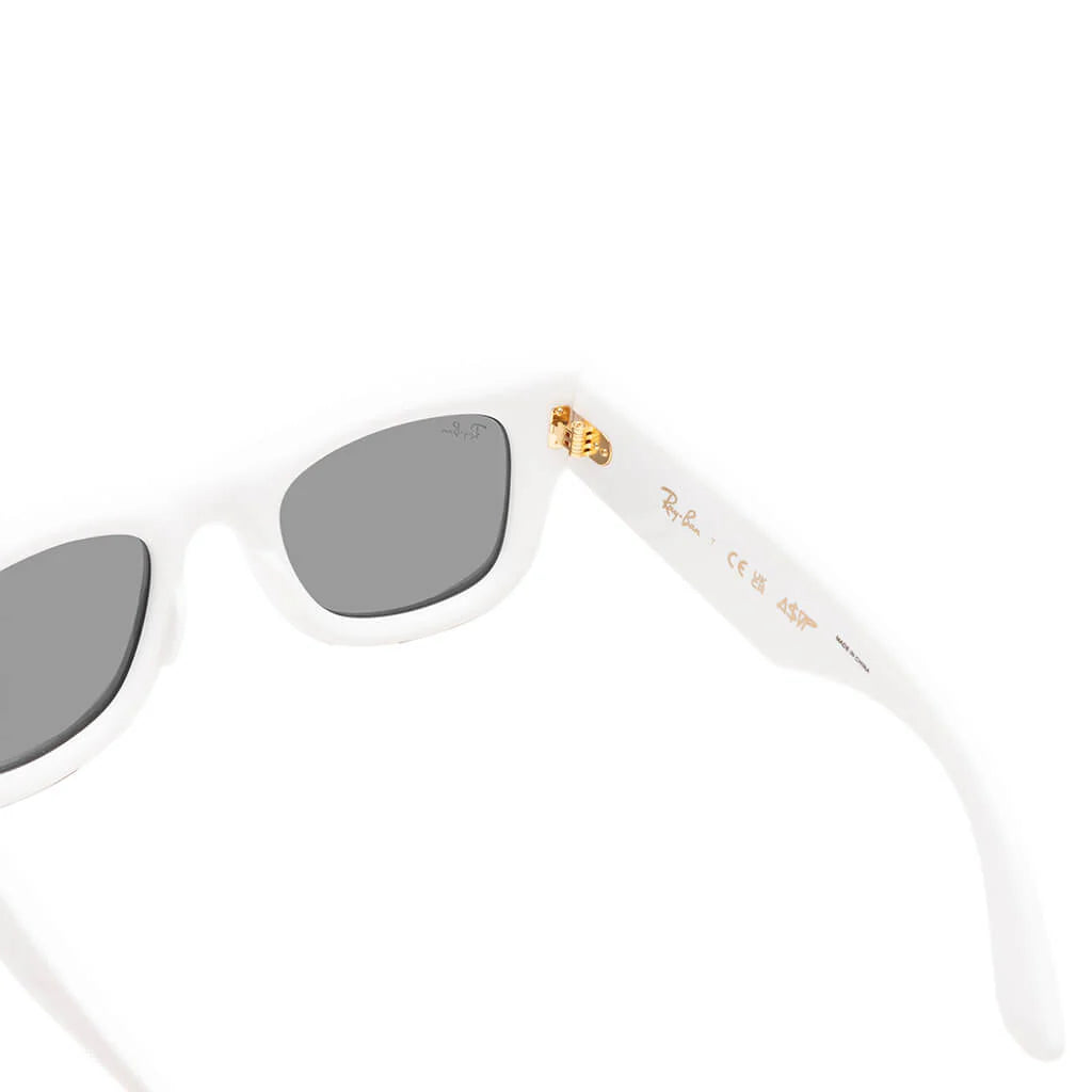 AAP Rocky x Ray Ban Wayfarer Puffer Polished White