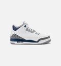 Air Jordan 3 Retro Midnight Navy Grade School Lifestyle Shoe White Midnight Navy