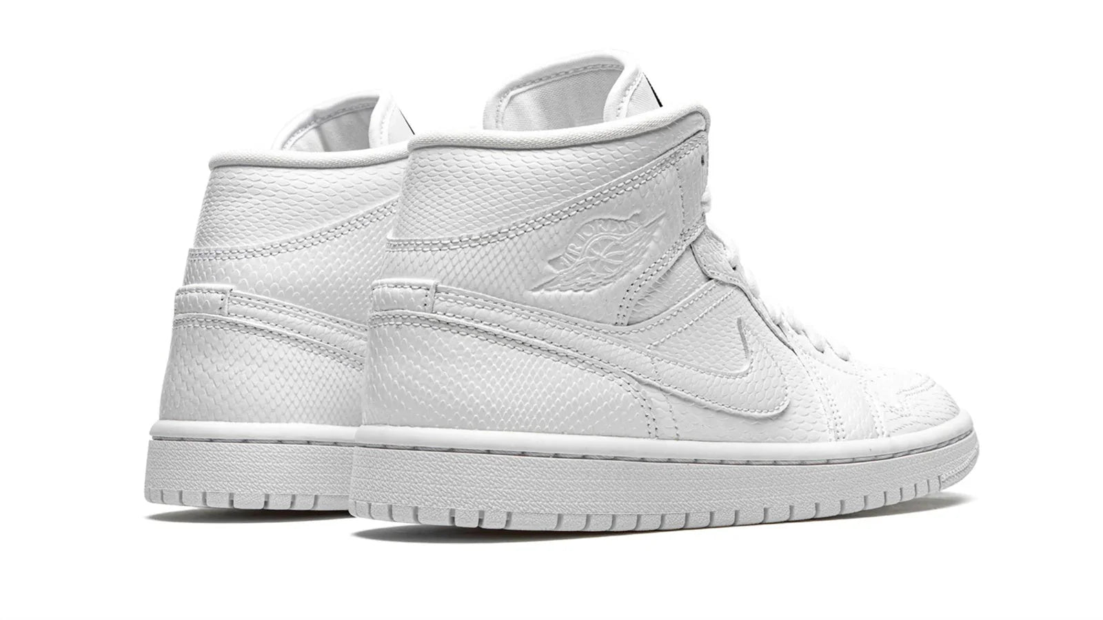 AIR JORDAN 1 MID WMNS White Snakeskin