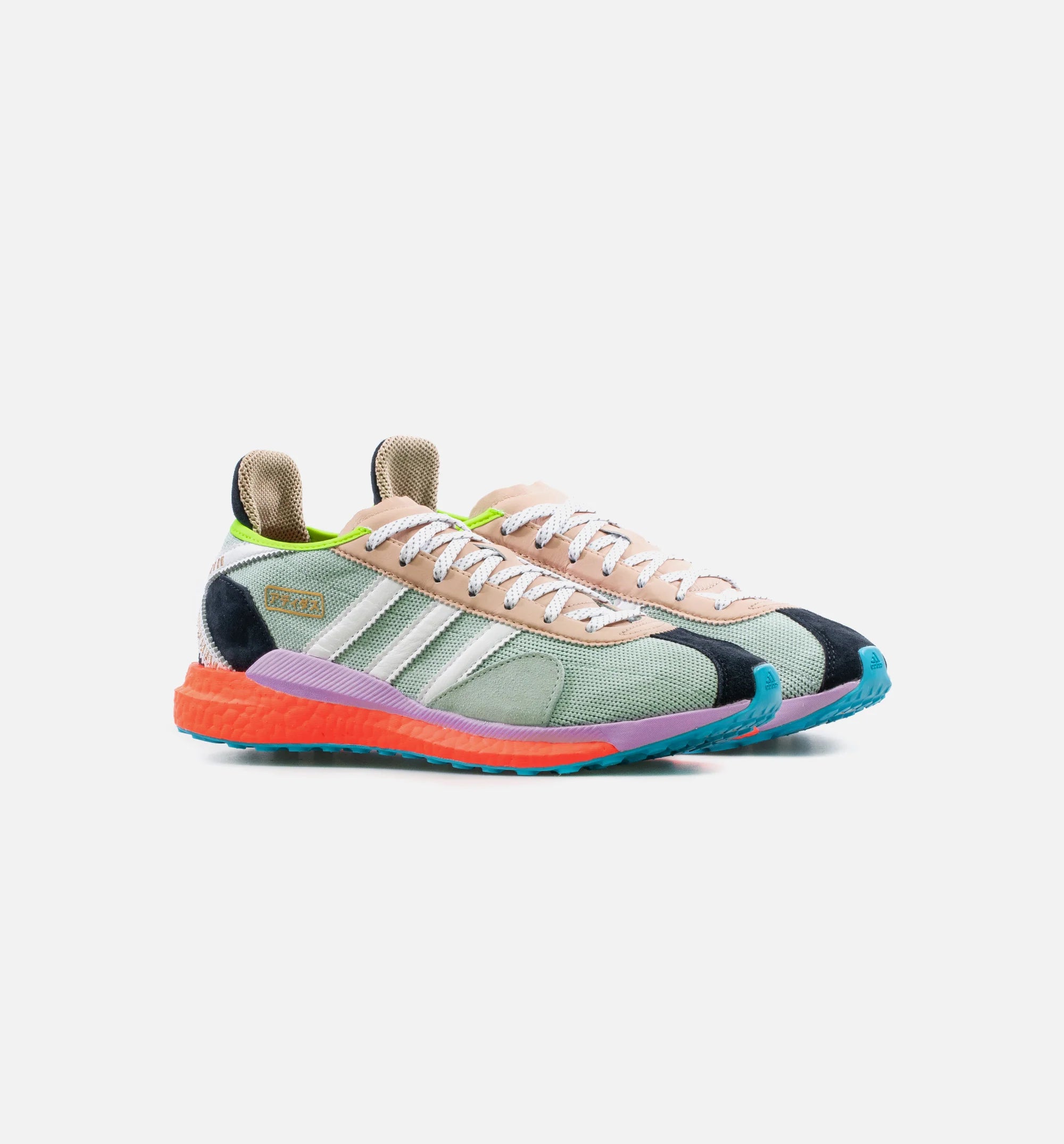 Pharrell X adidas Tokio Solar Hu Mens Lifestyle Shoe Green White