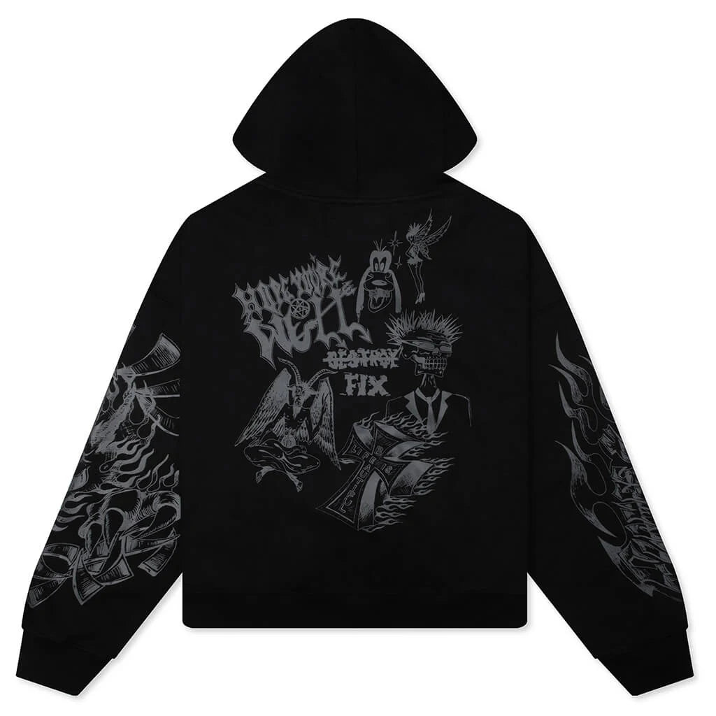 Loud Noises Hoodie Black