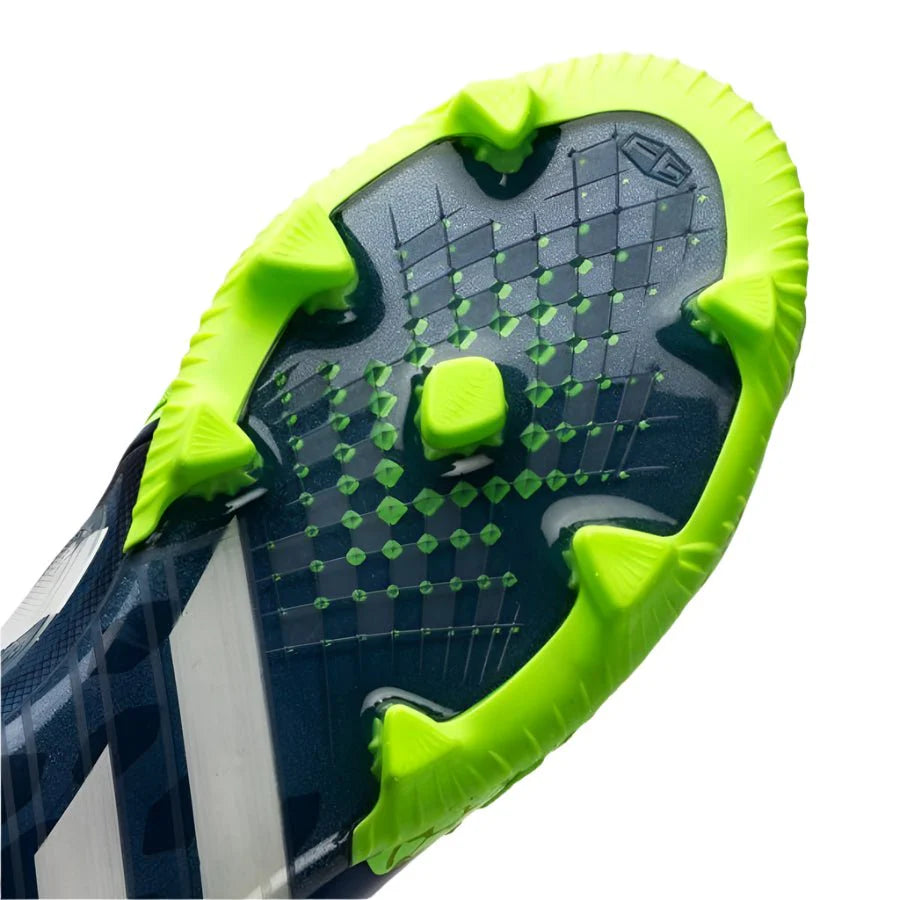 adidas Predator Instinct FG Firm Ground Soccer Cleats Rich Blue White Neon Green