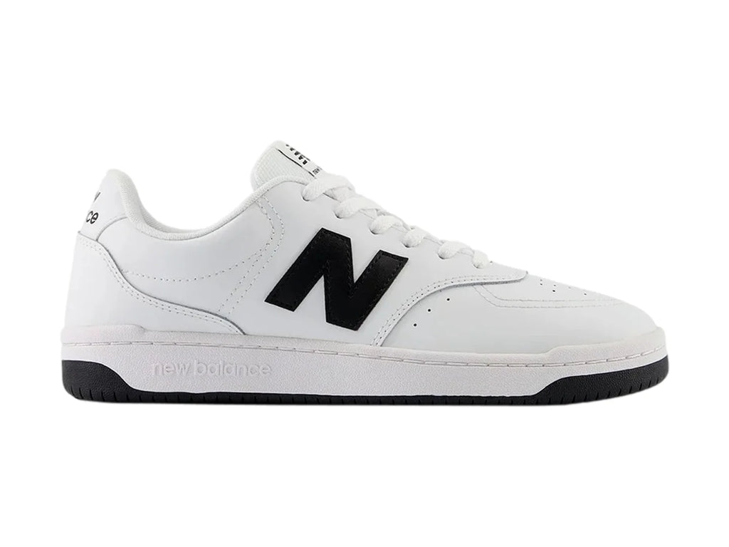 Tenis New Balance BB 80 Blanco y Negro para Mujer
