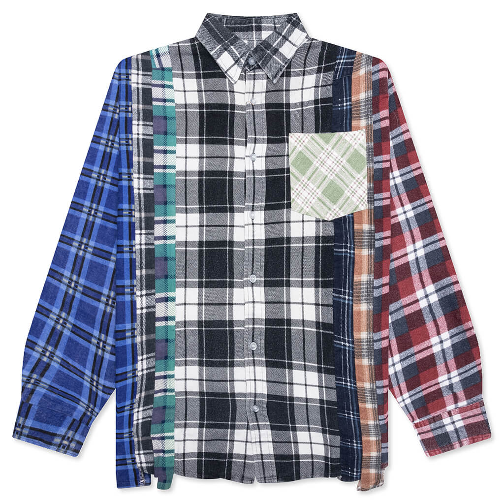 7 Cuts Flannel Shirt Assorted