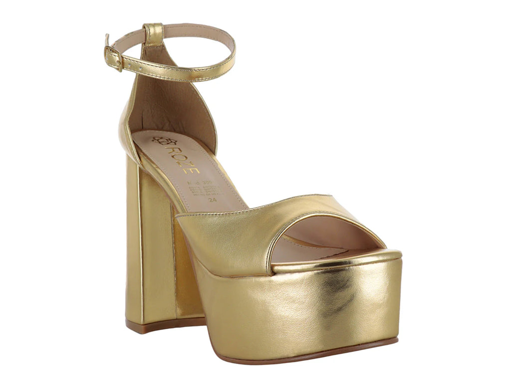 Zapatillas de Fiesta ROZE Oro Lingote para Mujer