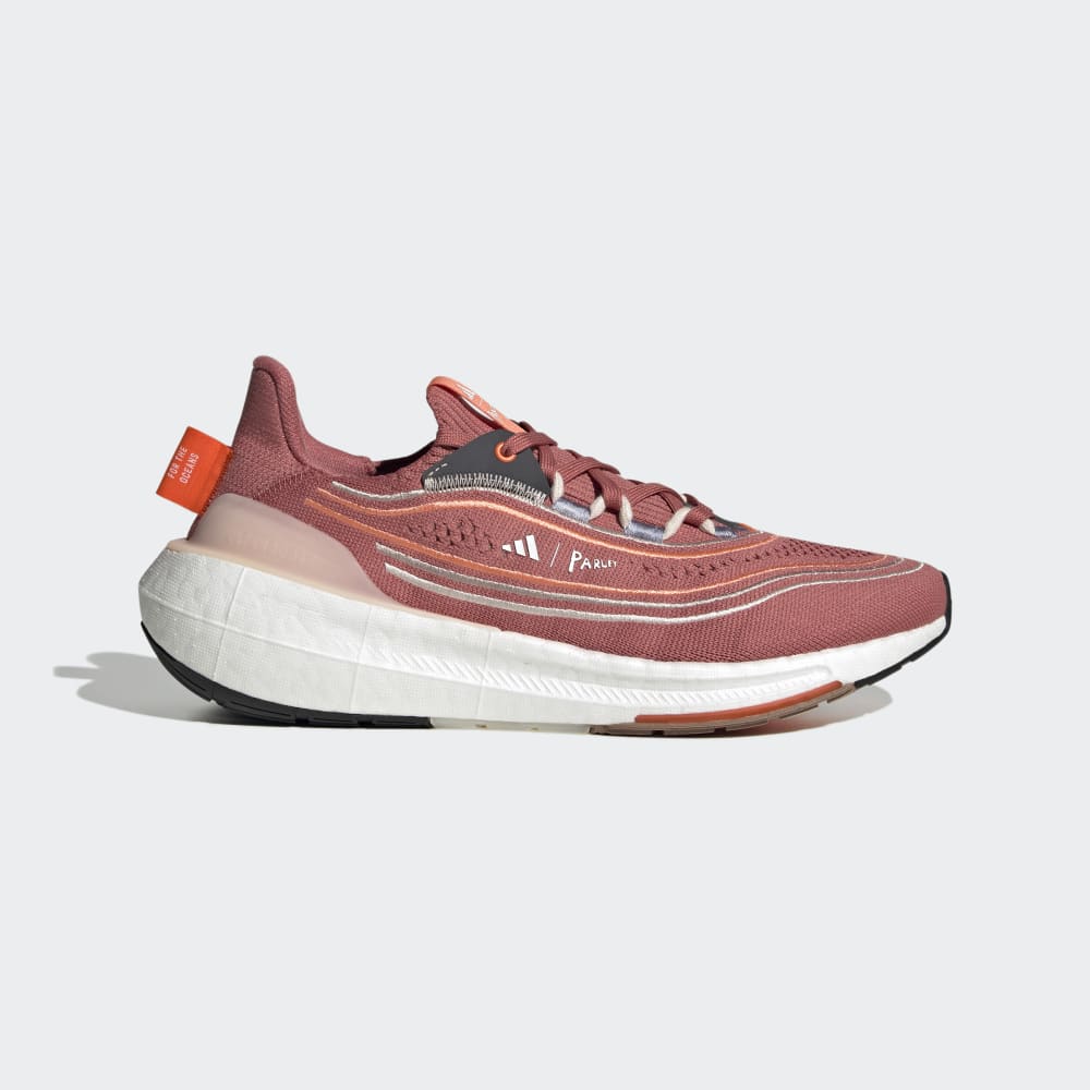 adidas Ultraboost Light X Running Shoes Wonder Red White Wonder Taupe