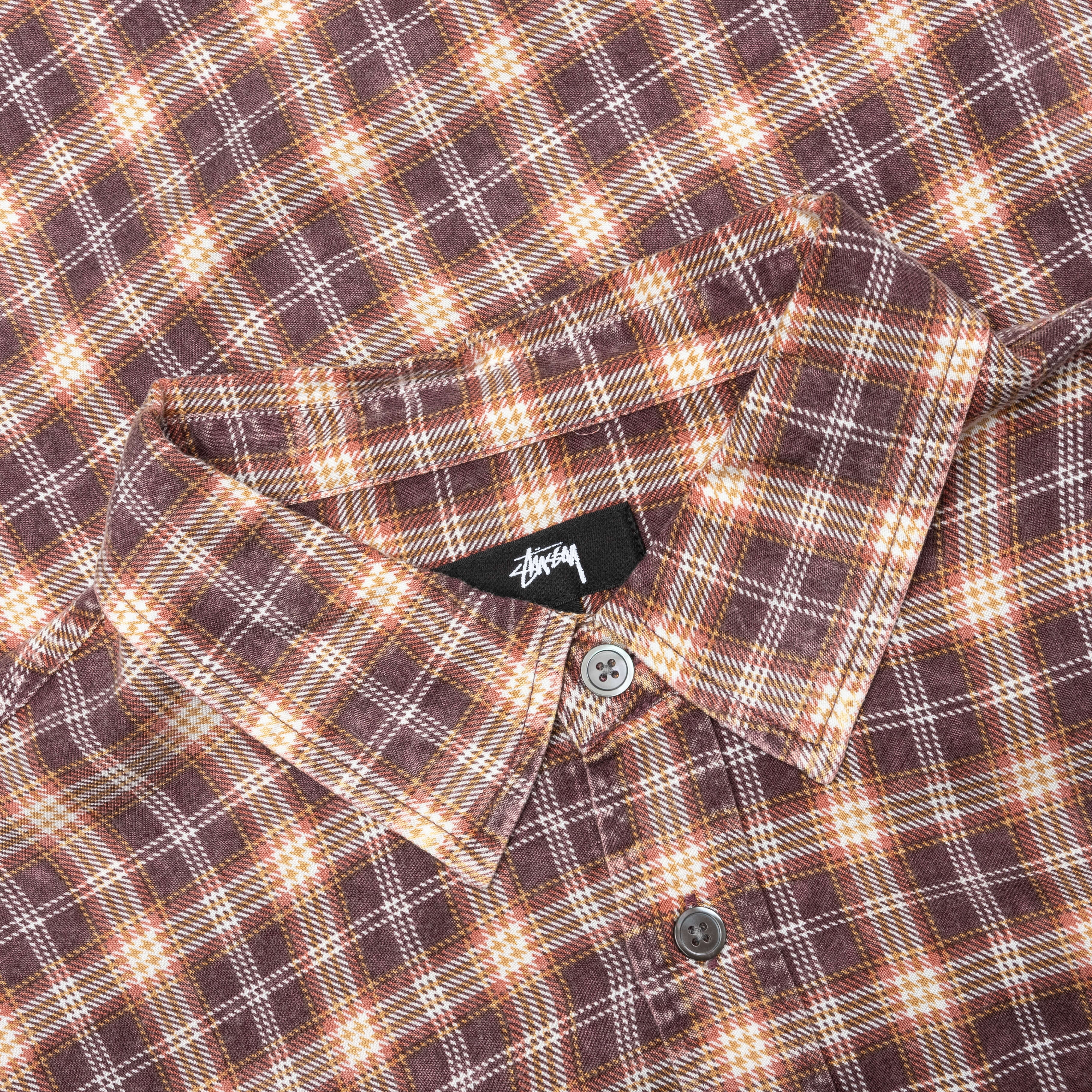 Matthew Plaid Shirt Brick