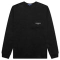 Pocket Logo L S T Shirt Black