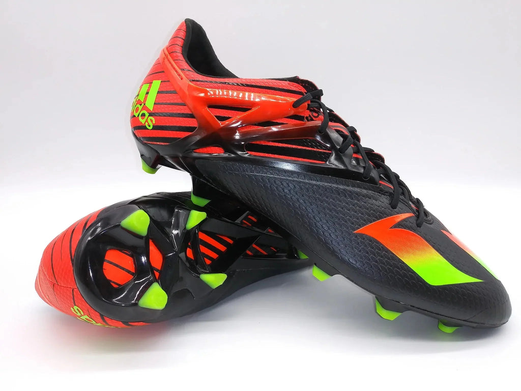 adidas Messi 151 FG AG Multi Ground Soccer Cleats Black Solar Green Solar Red
