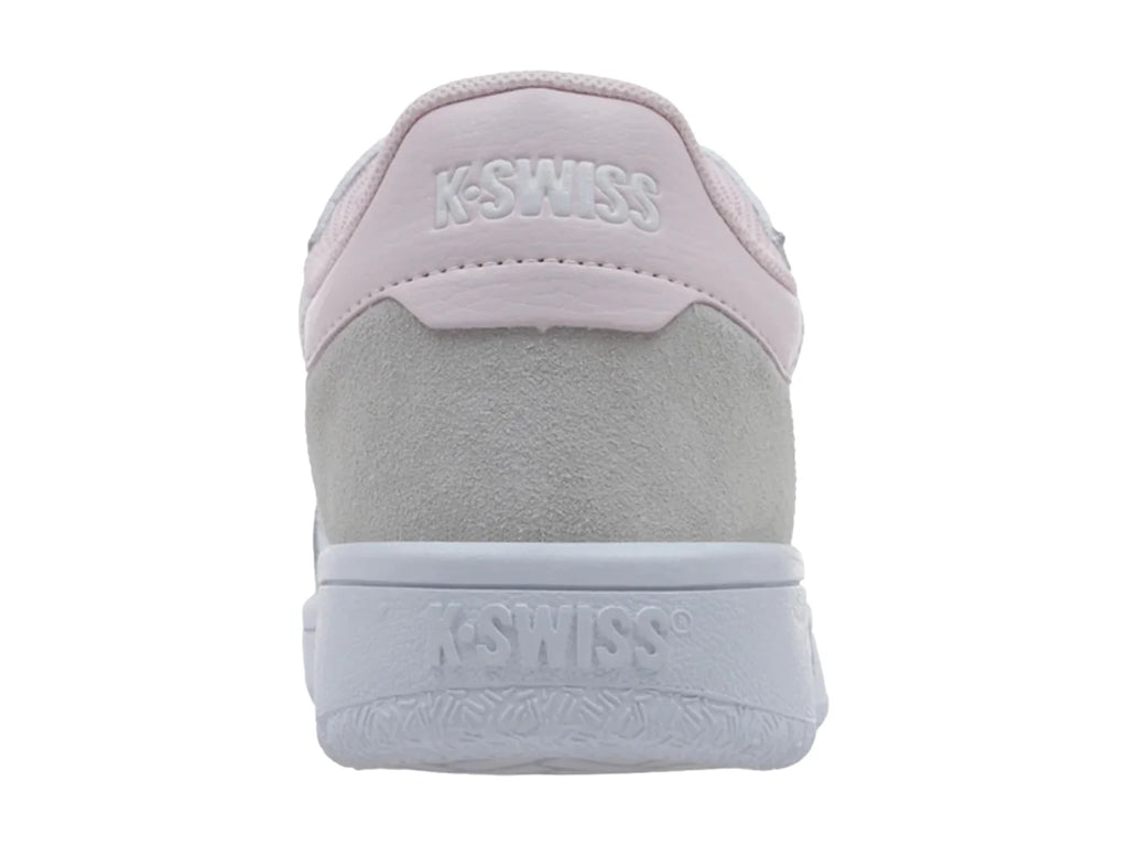Tenis K Swiss Slamshield II Blanco y Rosa para Mujer