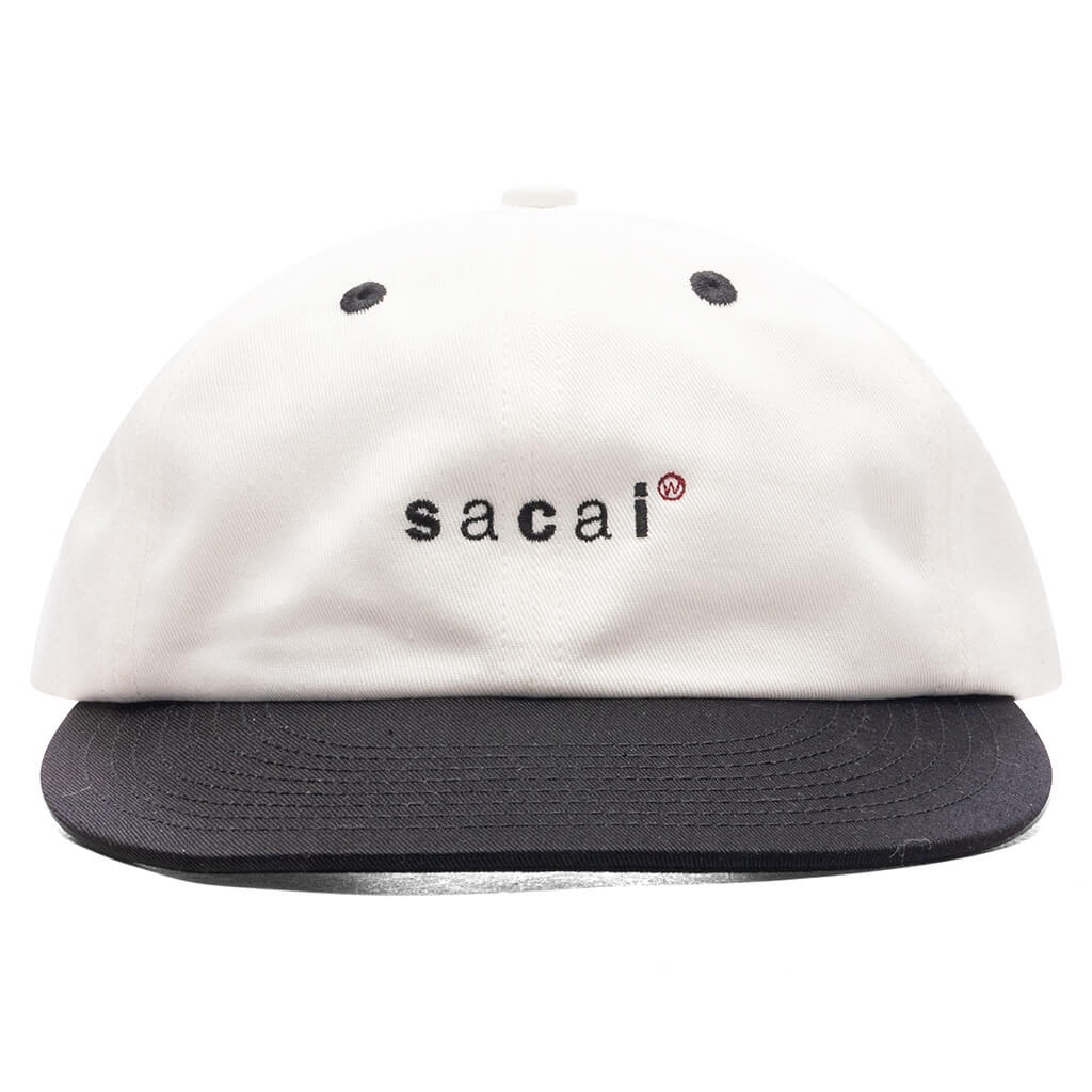 WTAPS Cotton Twill Cap White Black