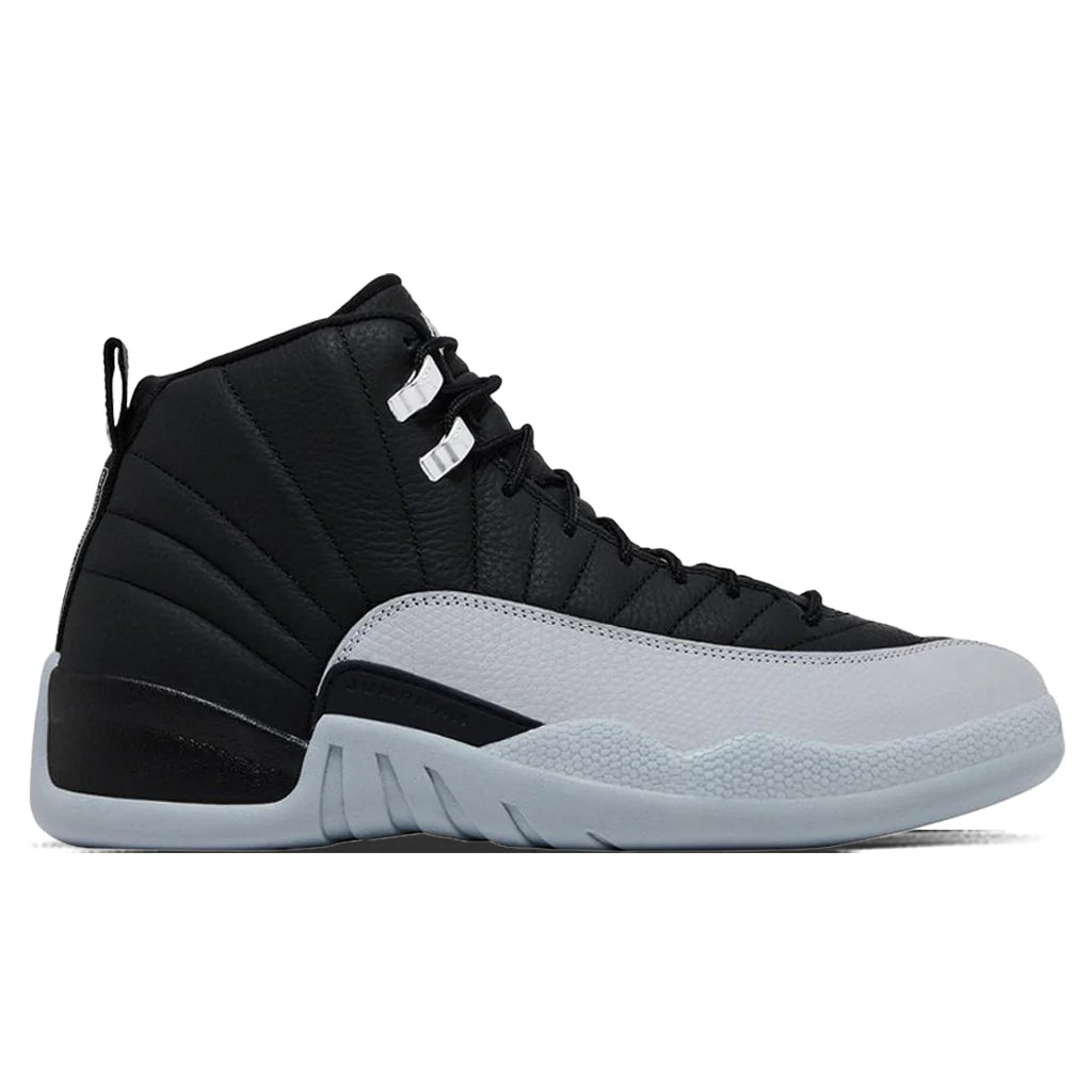 Air Jordan 12 Retro Barons Black Wolf Grey White