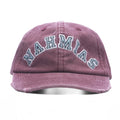 Nahmias Chenille Dad Cap Burgundy