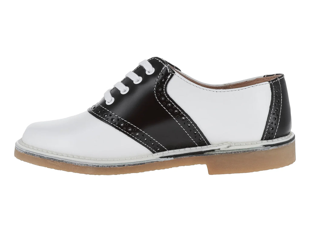 Zapatos Escolares Elefante para Niña Blanco y Café
