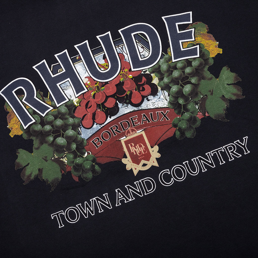 Town and Country Tee Vintage Black