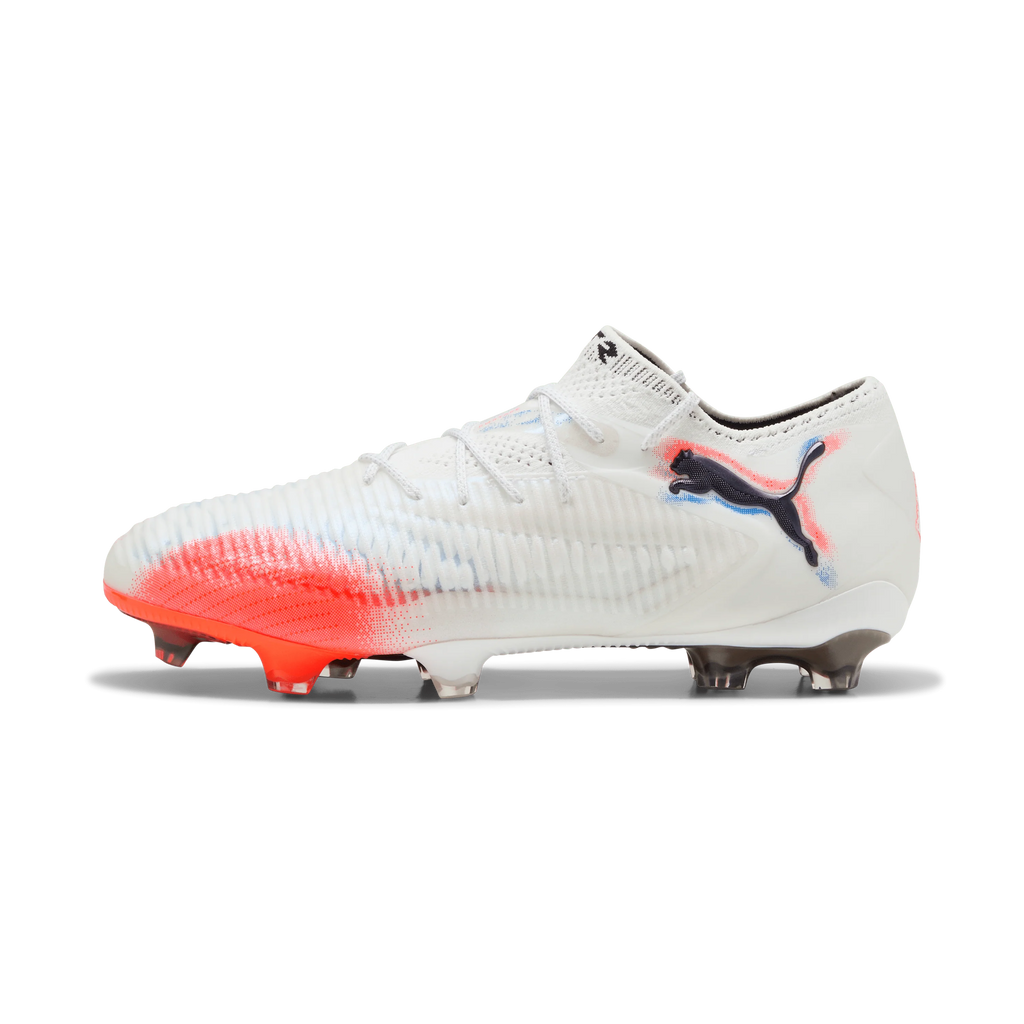 PUMA Future 8 Ultimate Low Firm Ground Soccer Cleats White Black