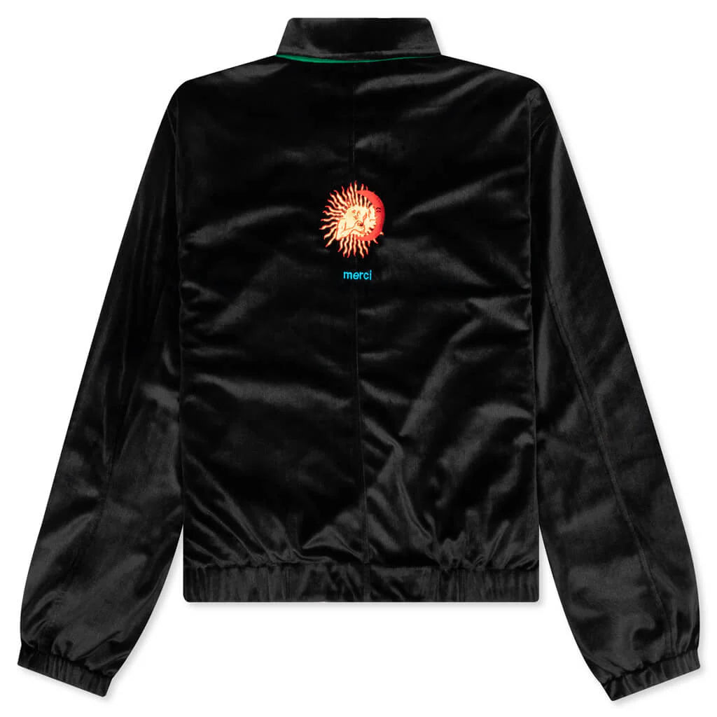 Merci Velour Jacket Black