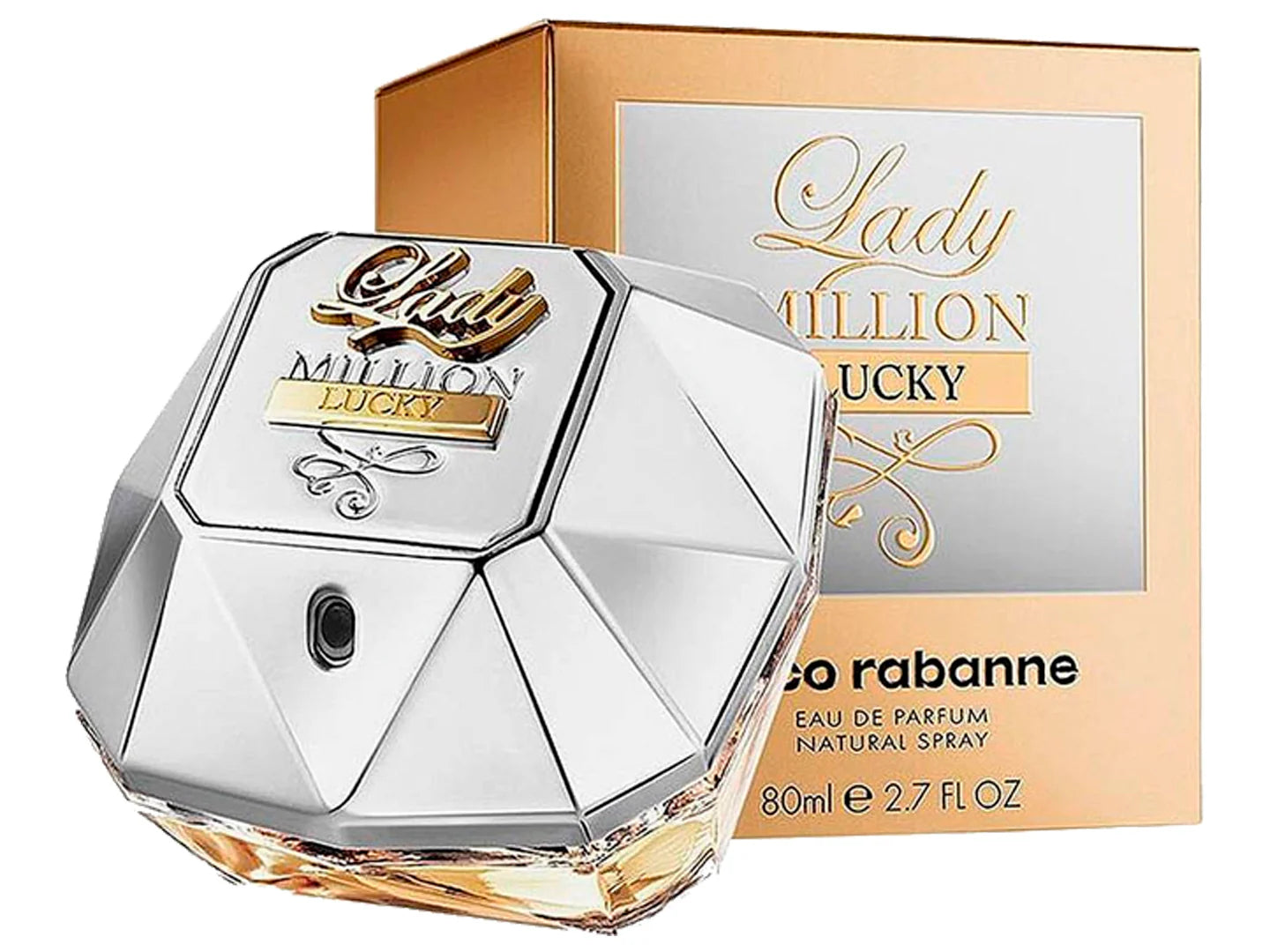 Perfume Paco Rabanne Lady Million Lucky Eau de Parfum Dorado