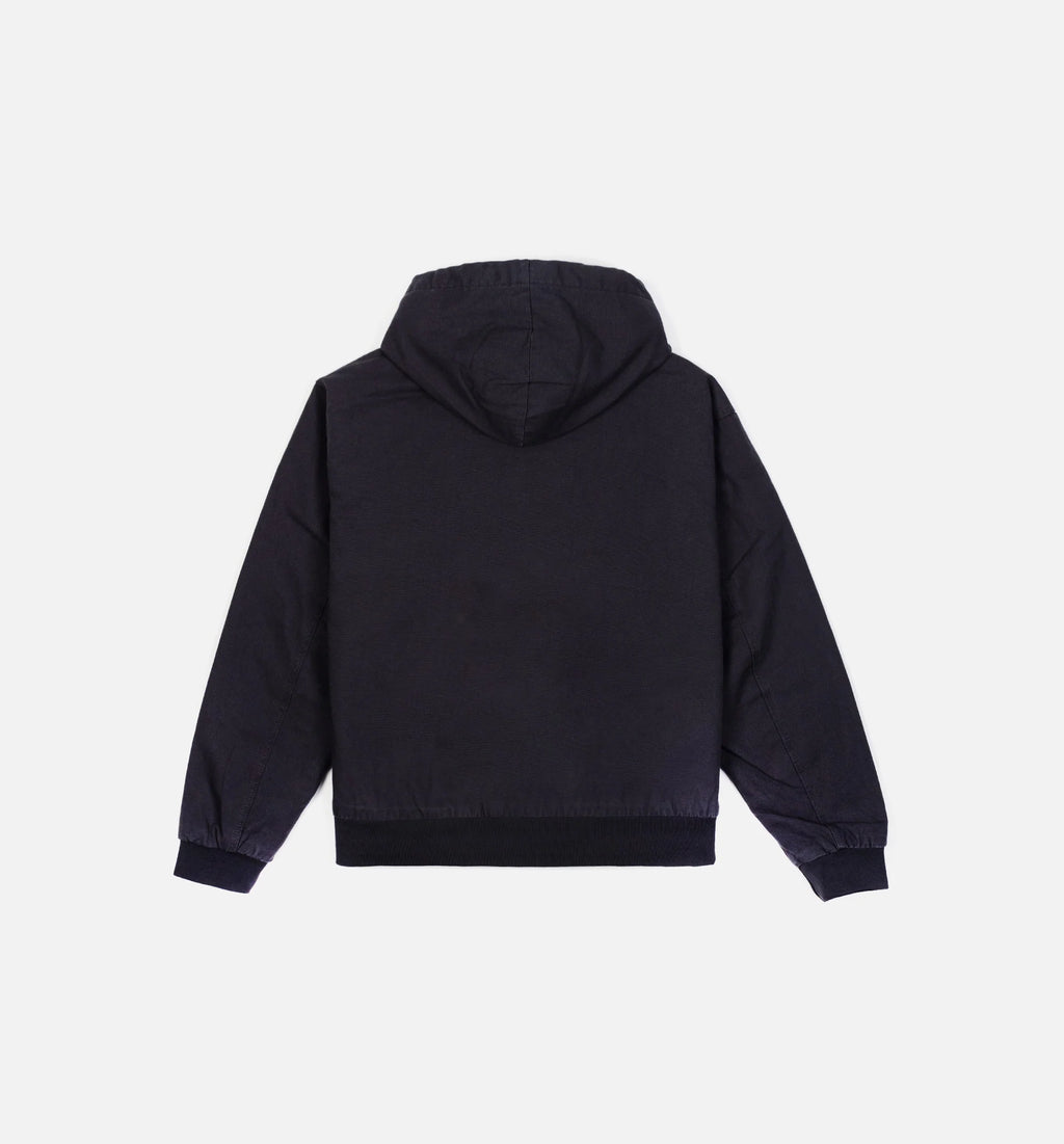 Padded Hooded Mens Jacket Black