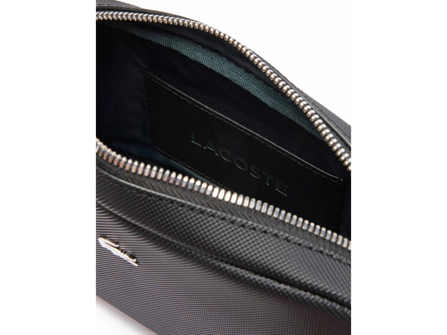 Bolso de Hombro Lacoste Negro para Mujer