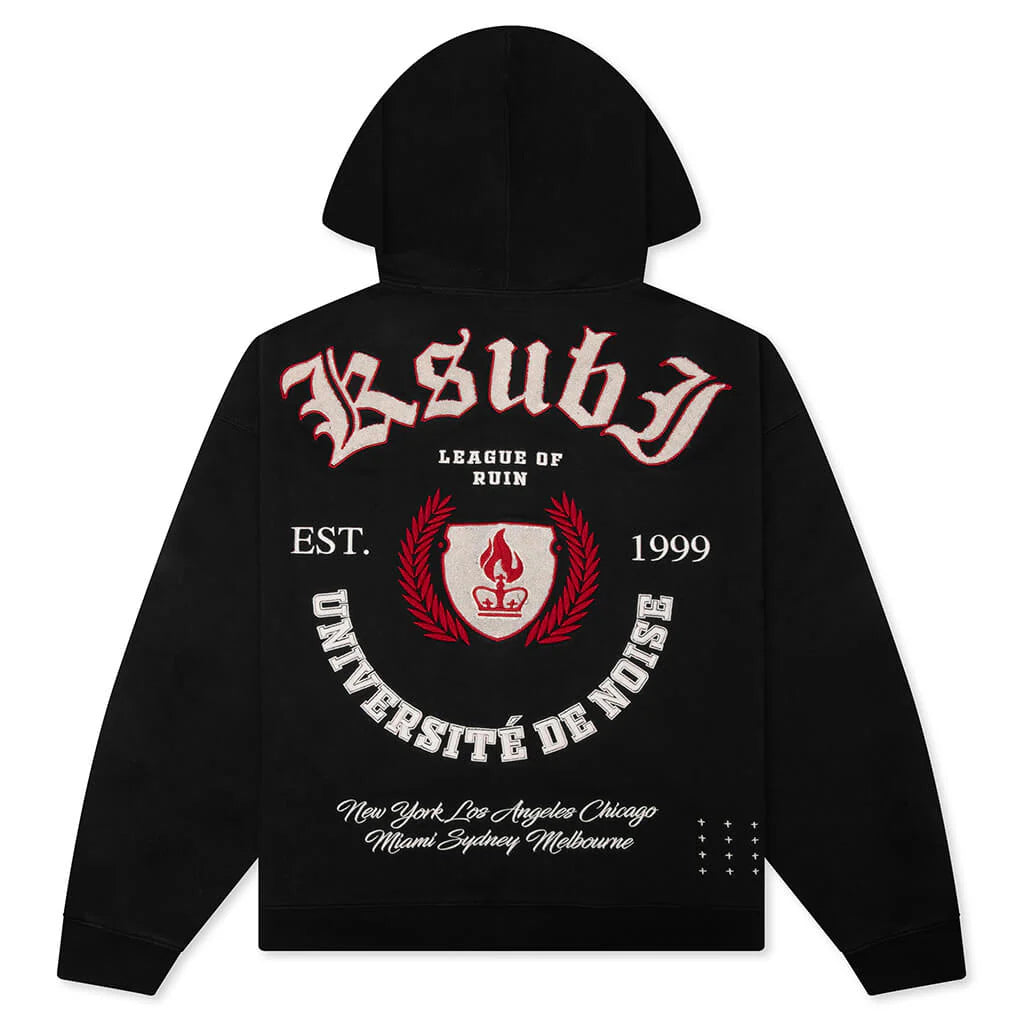 League Ekcess Zip Hoodie Jet Black