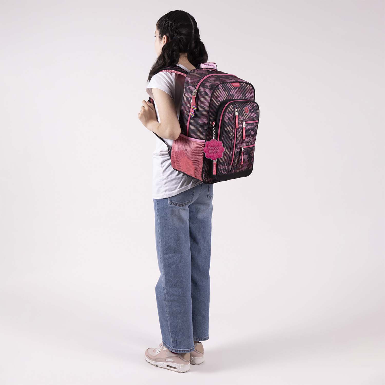 Mochila Escolar Chenson Negro para Niña