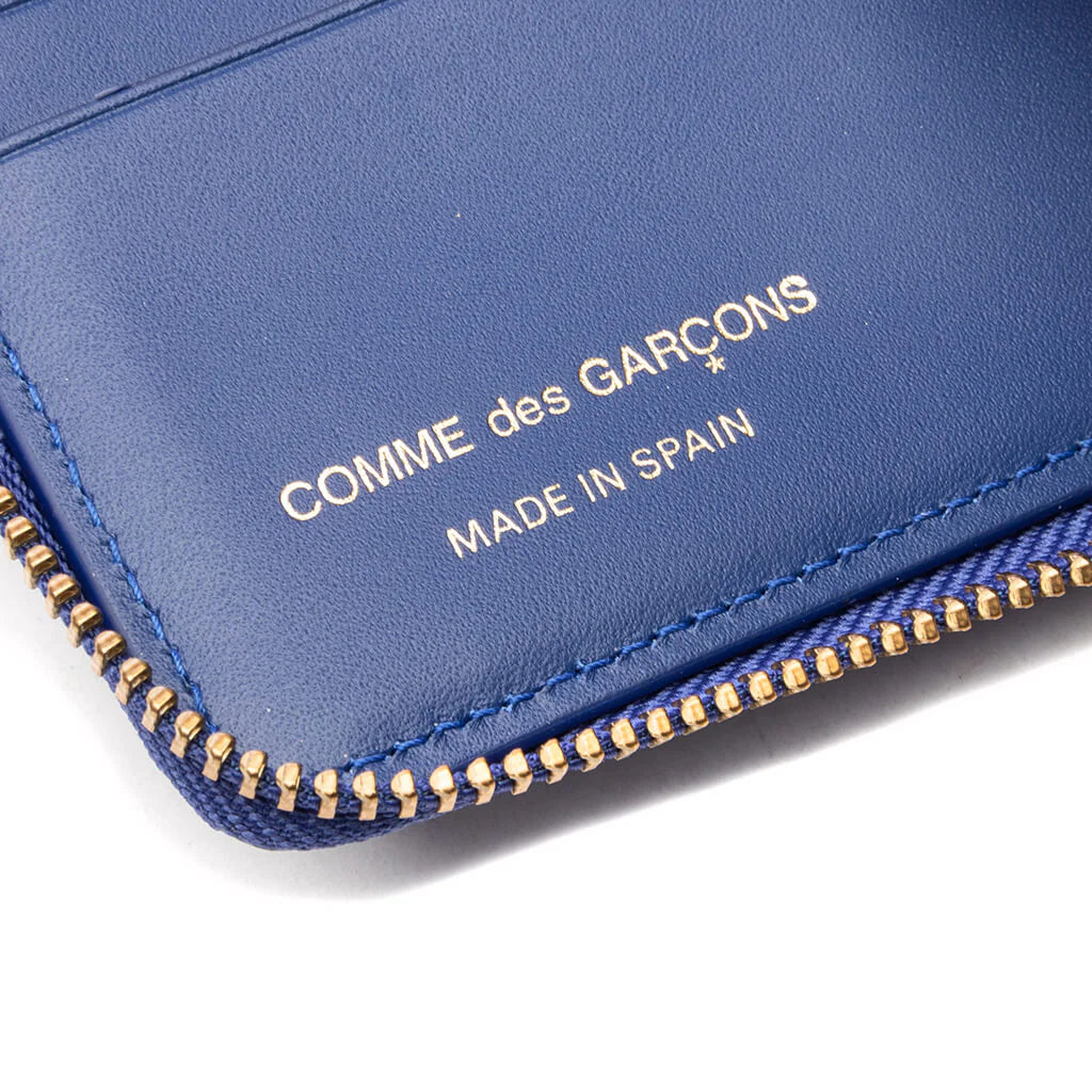 Comme des Garcons Polka Dots Wallet Navy
