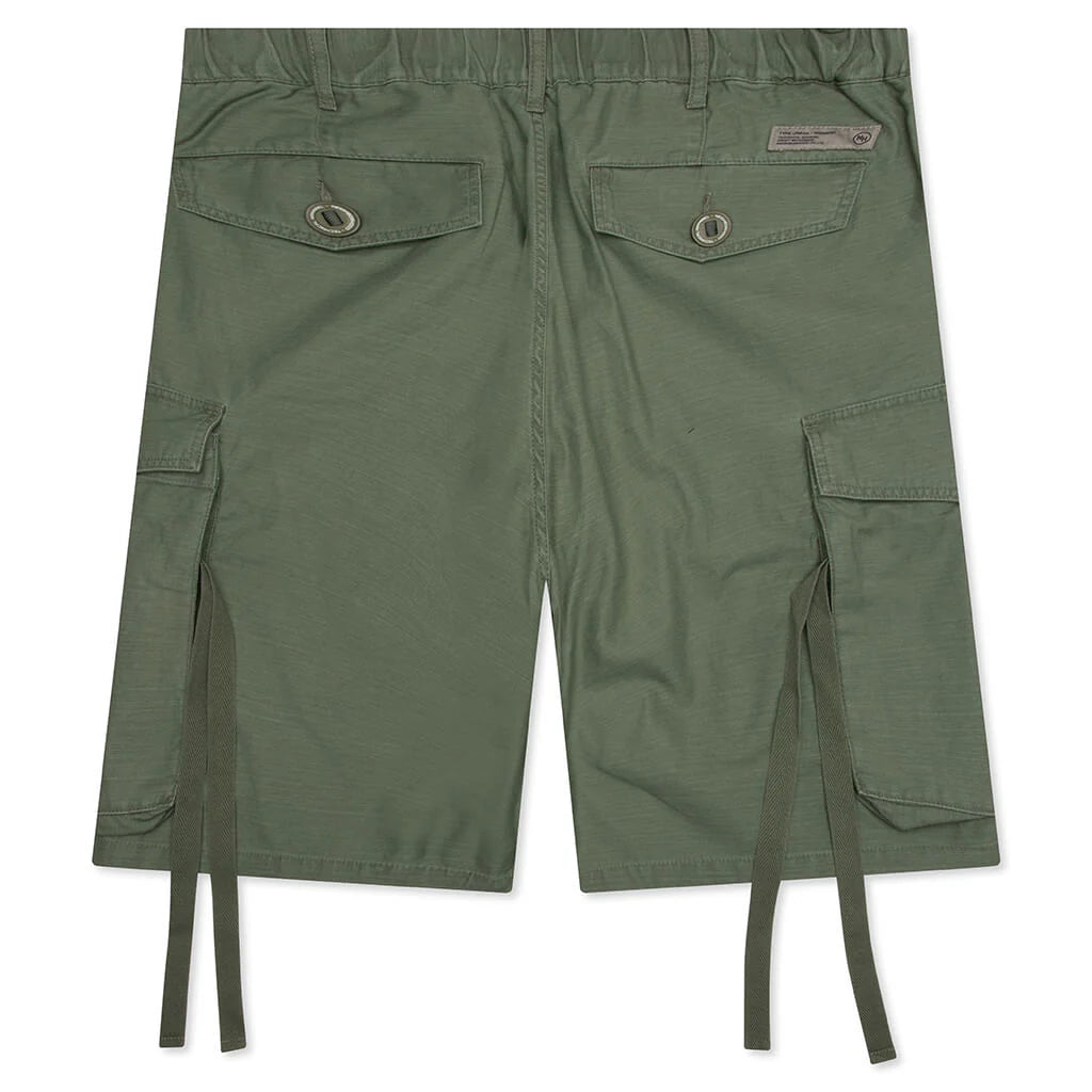 Wide Cargo Short Pants Olive Drab