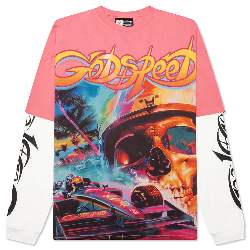 F1 Dreams Layered L S T Shirt Pink