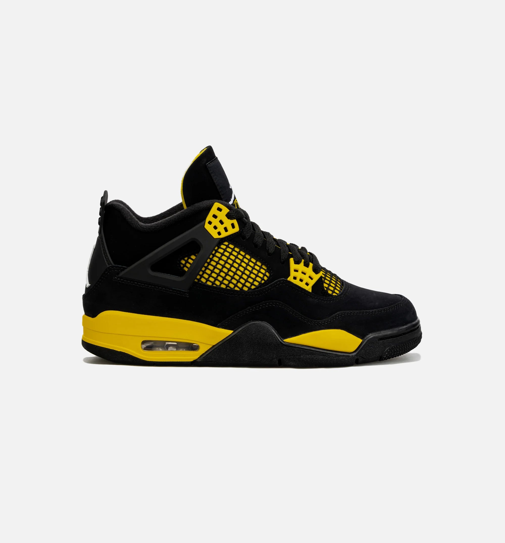 Air Jordan 4 Retro Thunder Mens Lifestyle Shoe Black Yellow Limit One Per Customer