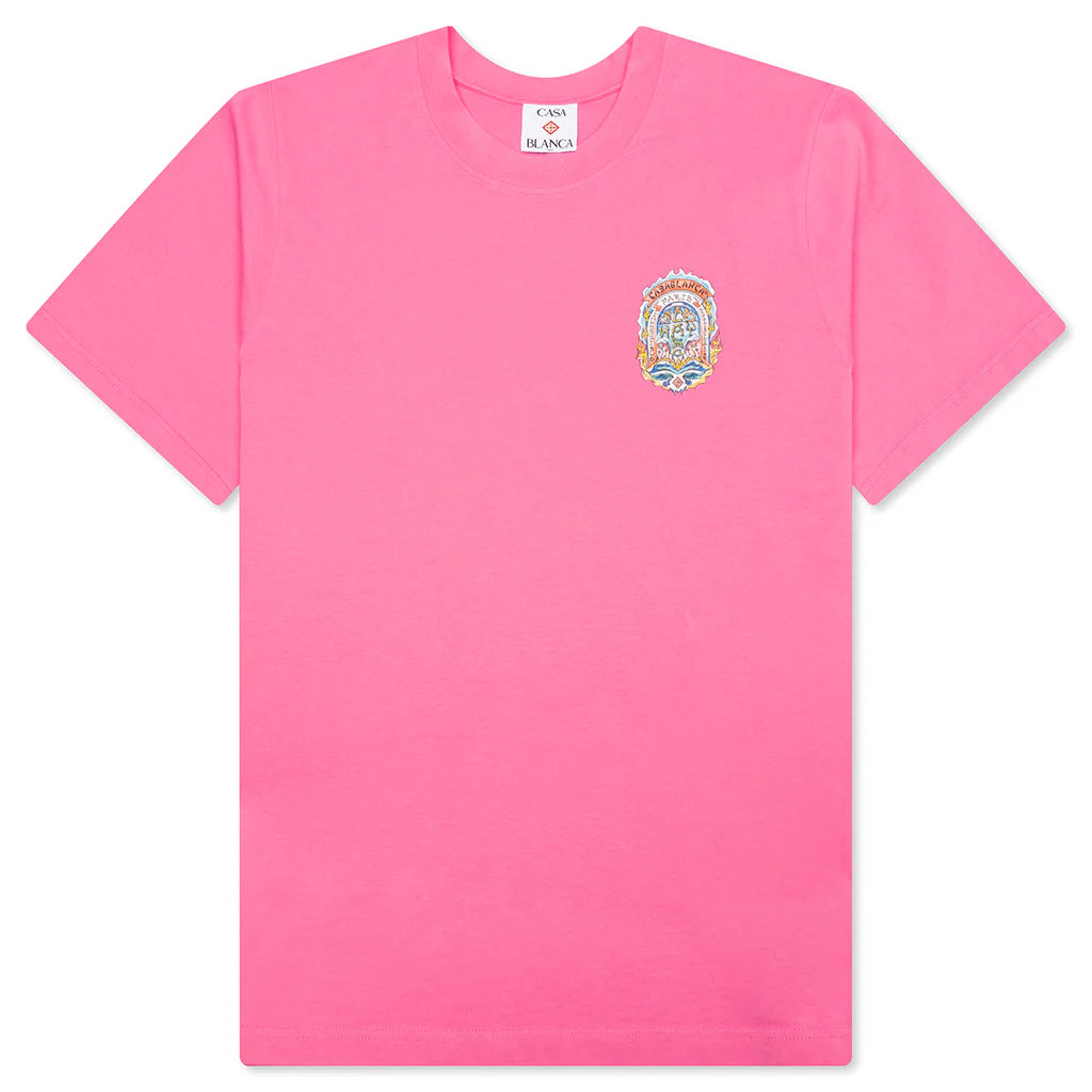 Casa Way Skate Printed T Shirt Pink