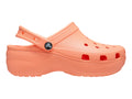 Sandalias Crocs Classic Platform Color Papaya para Mujer