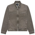 Collared Denim Jacket Washed Olive
