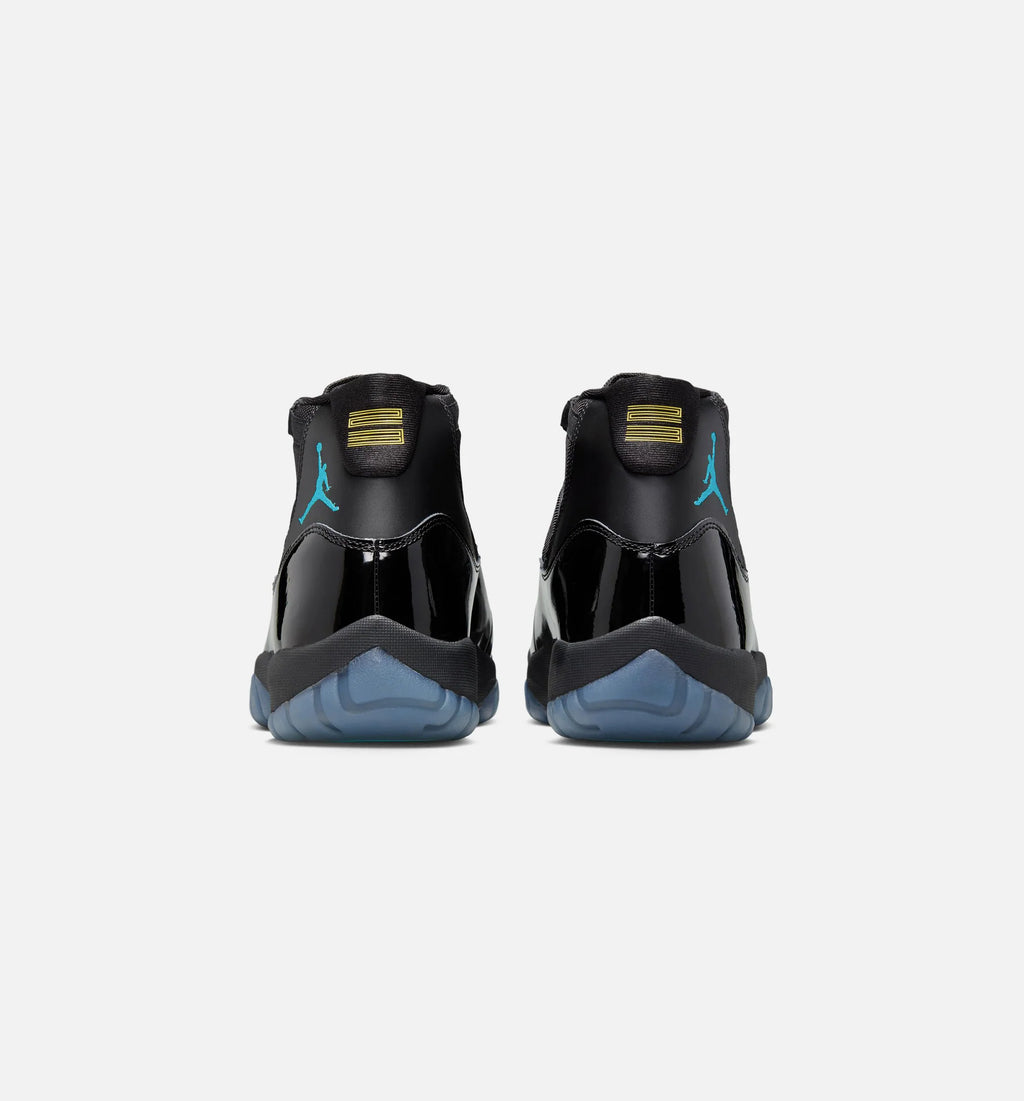 Air Jordan 11 Retro Gamma Mens Lifestyle Shoe Black Gamma Blue Black Varsity Maize Limit One Per Customer