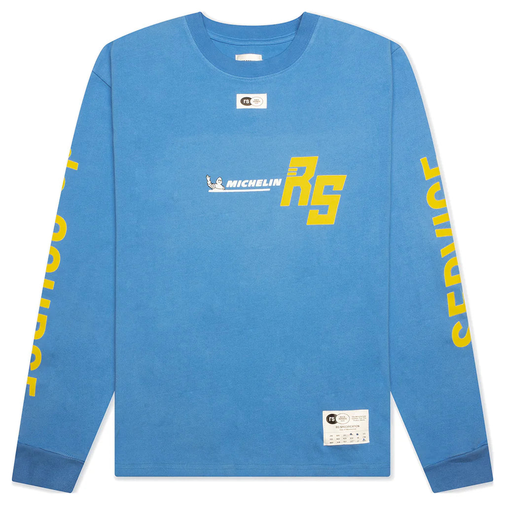 Race Service x Michelin Cropped L S T Shirt Blue