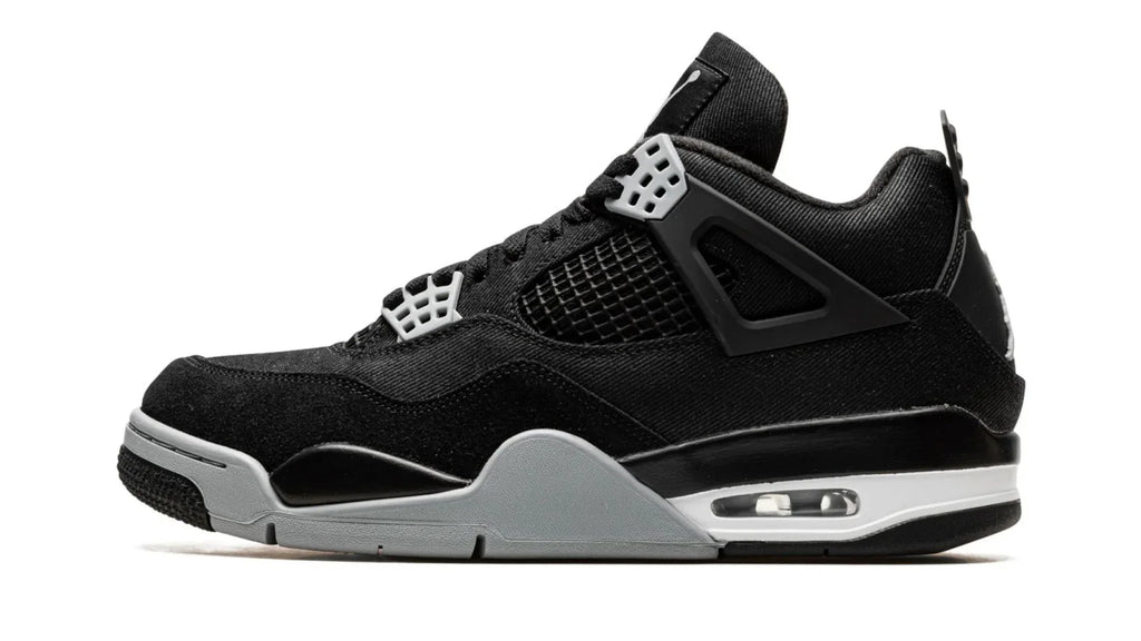 Air Jordan 4 Black Canvas