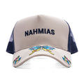 Nahmias 70s Trucker Hat Navy Canvas