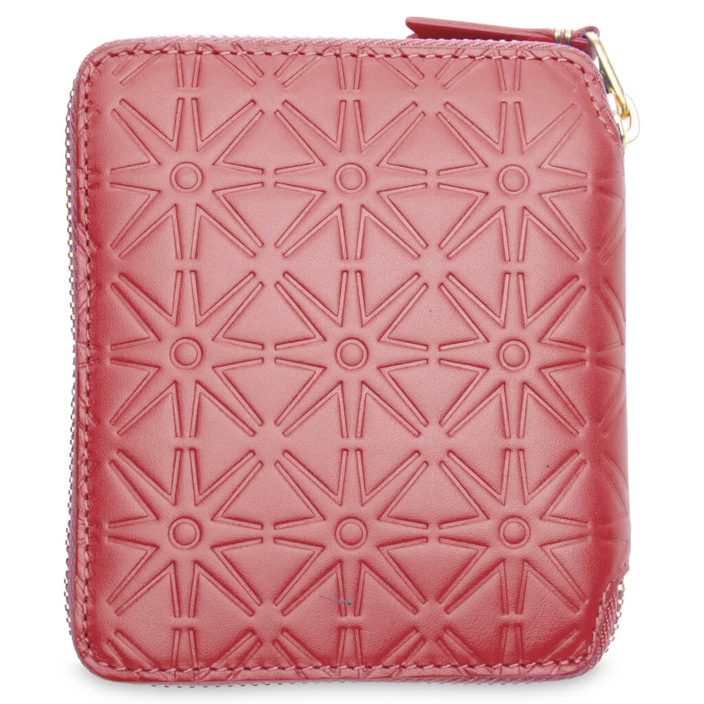 Comme des Garcons SA210E A Embossed Wallet Red