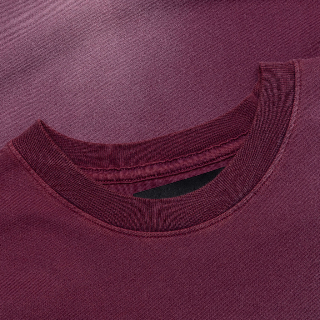 Logo T shirt Sunfade Plum