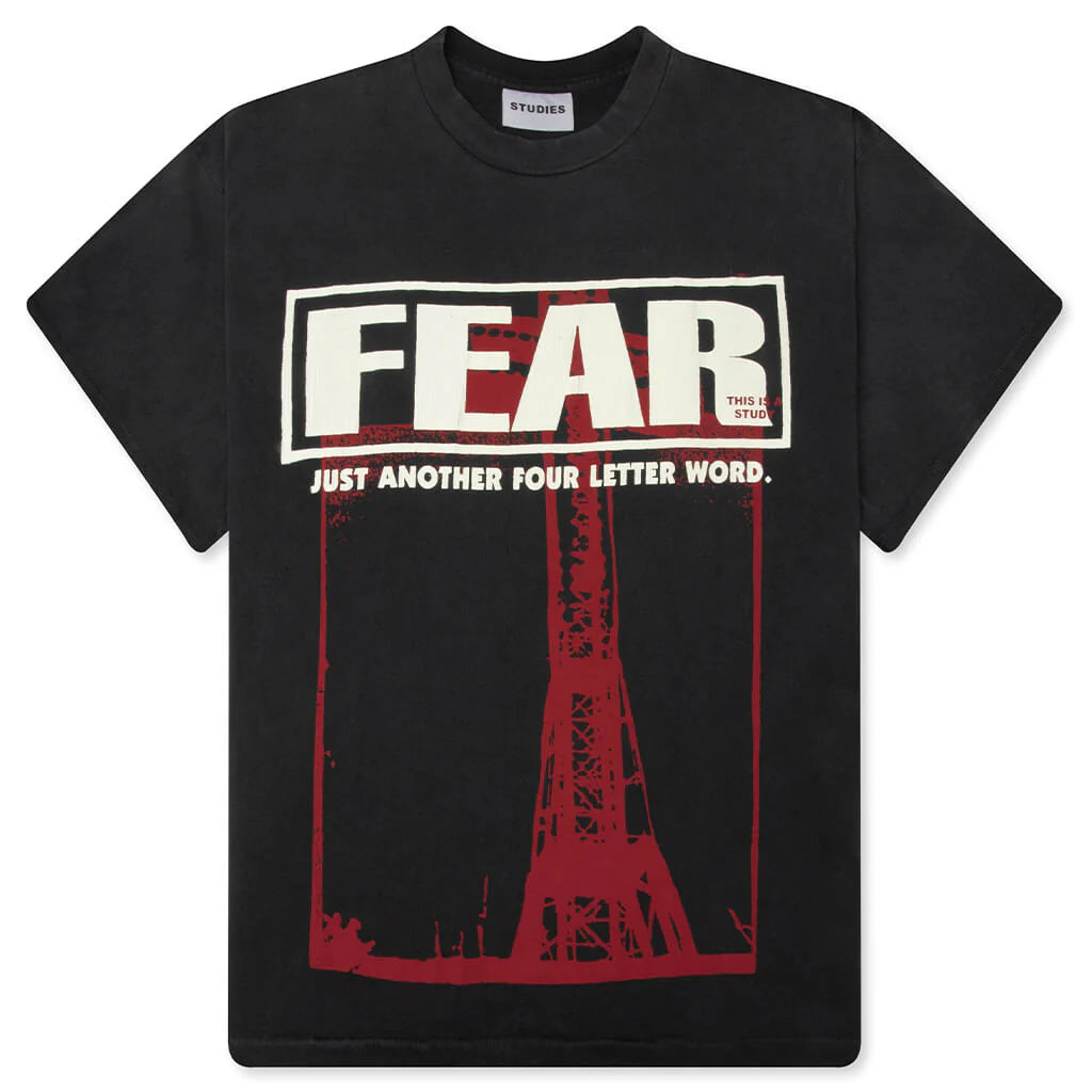 Fear Laughter Tee Black