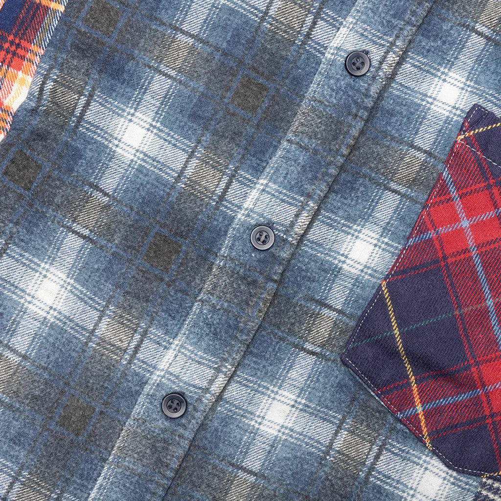 7 Cuts Flannel Shirt Assorted