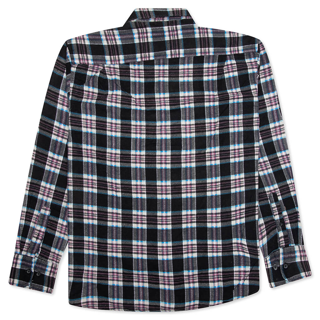 Ribbon Flannel Shirt Assorted