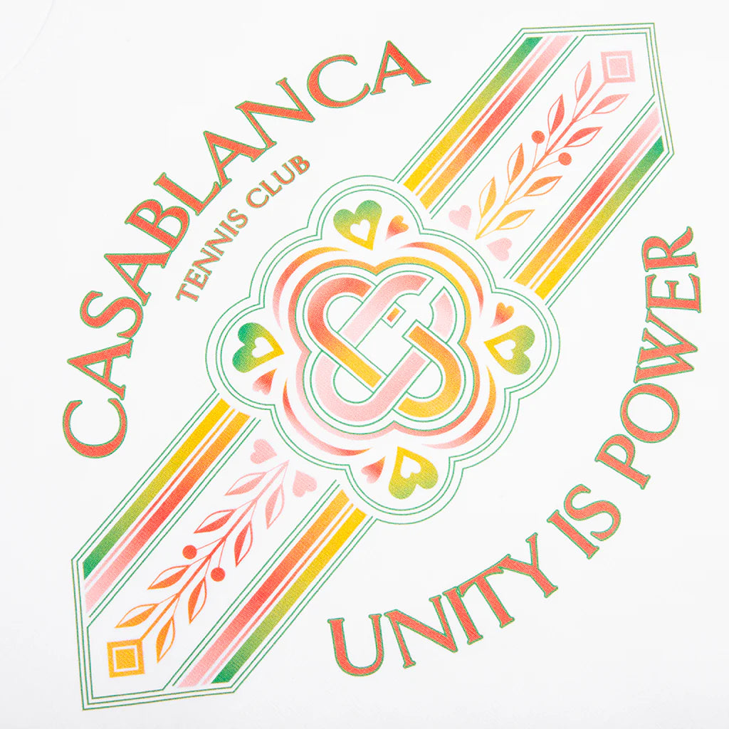 Unity Is Power T Shirt White