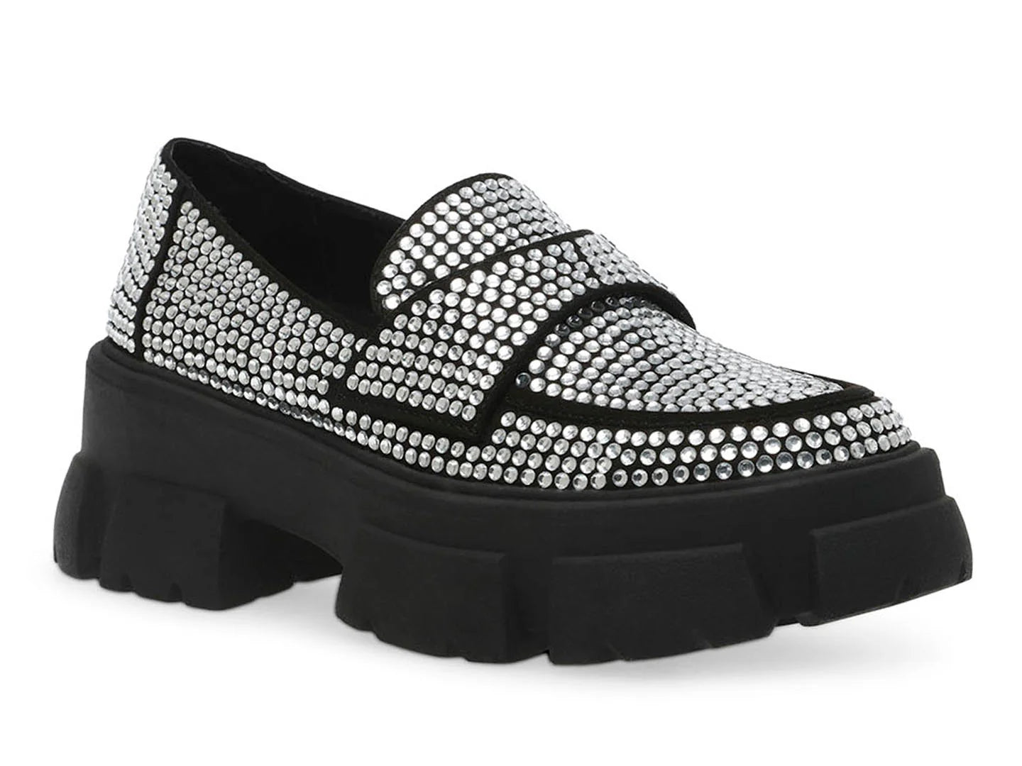 Mocasines Steve Madden Trifecta R Rhinestone Negro para Mujer