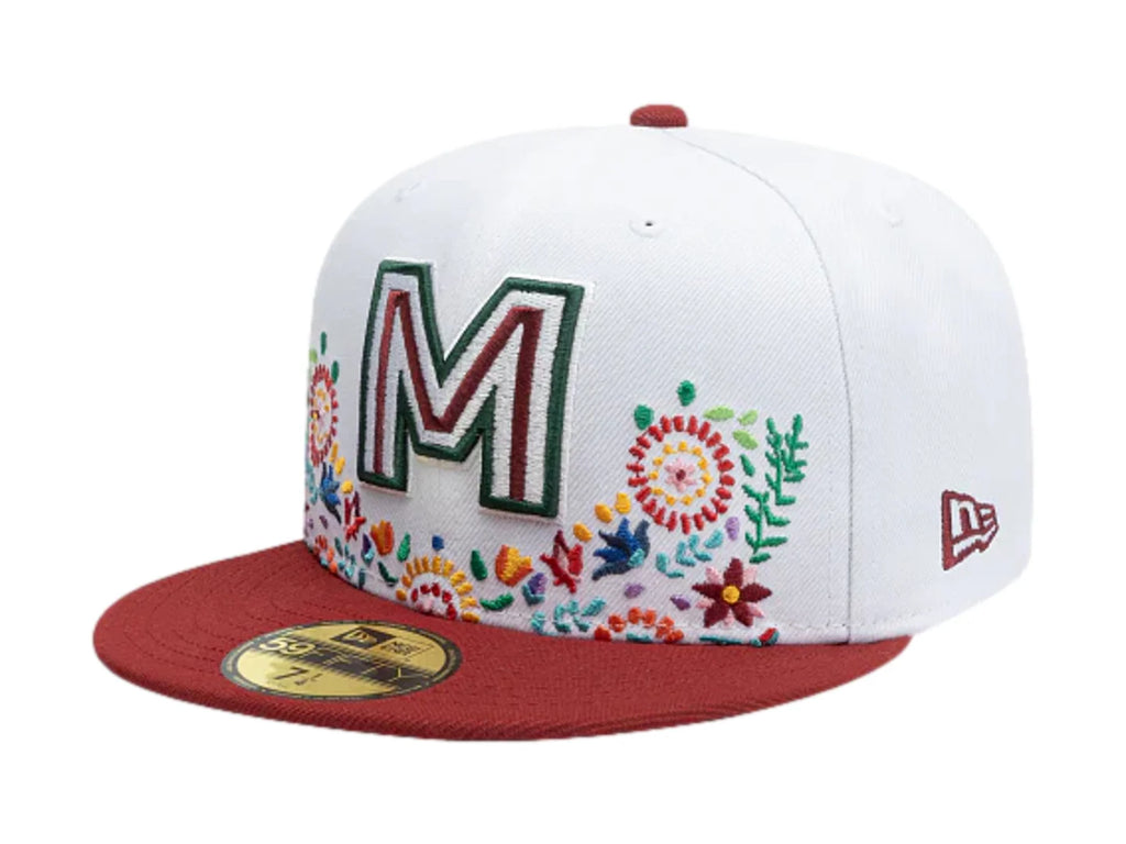 Gorra New Era Diablos Rojos del México Blanca