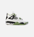 Air Jordan 4 Retro Oil Green Womens Lifestyle Shoe White Green Limit One Per Customer