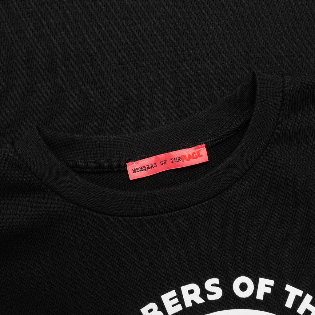 Oversized Logo L S T Shirt Black