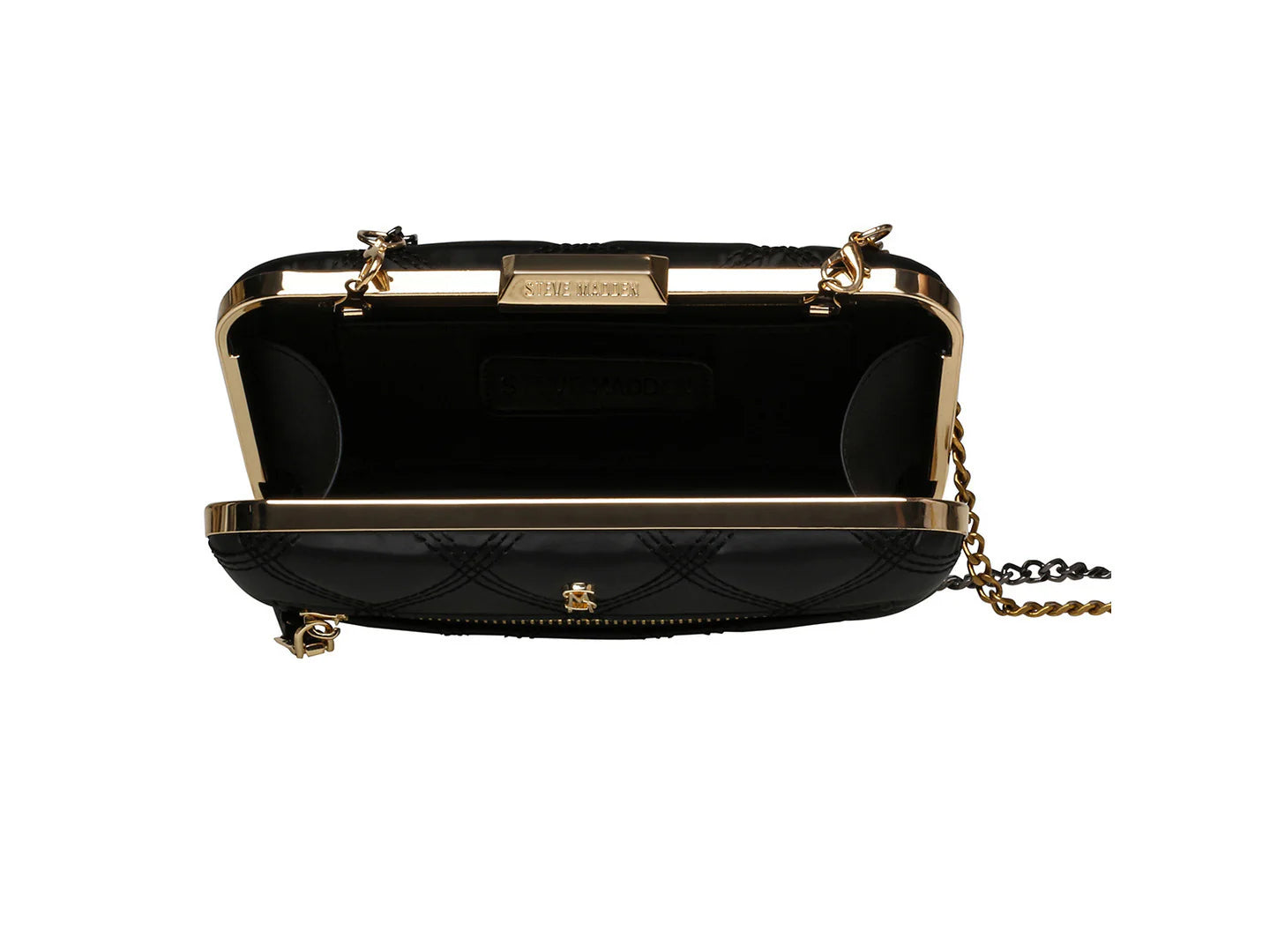 Bolso Steve Madden Bgilda Negro y Dorado para Mujer