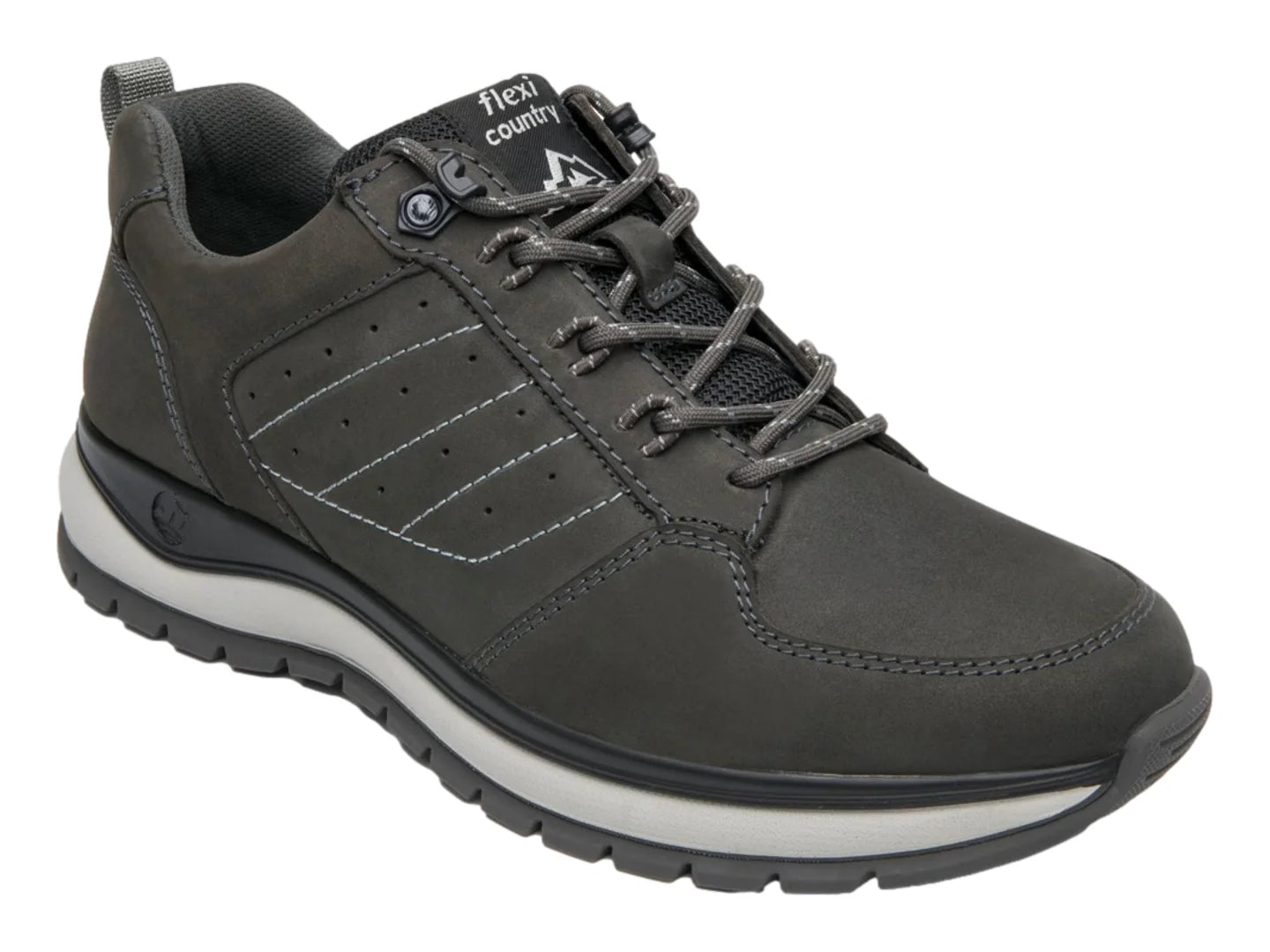 Zapato Oxford Flexi Country Gris para Hombre